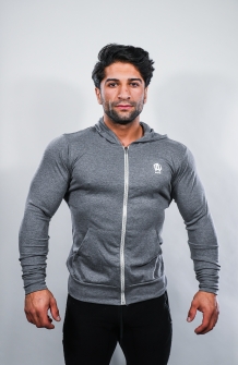 Animal Lightweight Hoodie  - Grey