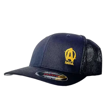 Animal Mesh Cap - Yellow embroidery