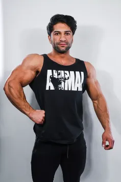 Animal Whey Iconic tank Top Black