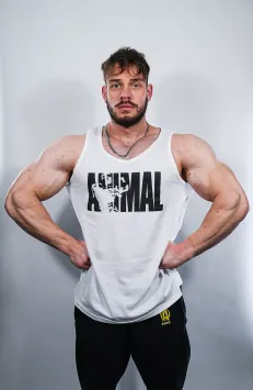 Animal Whey Iconic Tank Top White